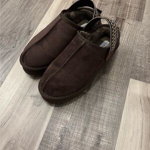 NWOT Women’s Brown Slip-On Shearling-Lined Comfort Clogs